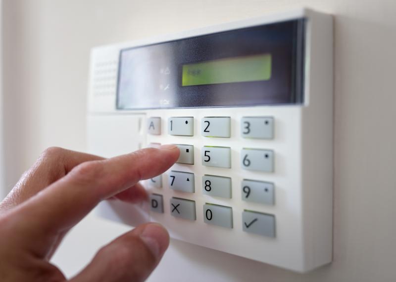 Intruder alarm Keypad for burglar alarm systems installed by Pulsar Vertex